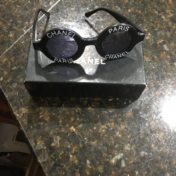 CHANEL CC Logos Round Sunglasses - Picture 1 of 8